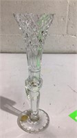 Italian Antique Cut Glass Bud Vase K15A