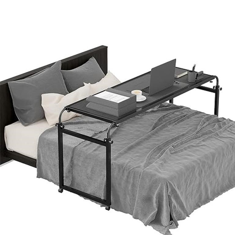 Elevon Overbed Table With Wheels Desk Over Bed