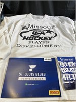 USA Hockey T-shirt and Blues Calendar
