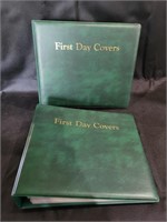 First Day Cover Binders w/ Stamps