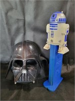2005 Giant R2-D2 Pez & Darth Vader Mask