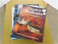 4 BOOKS - COUNTRY MAILBOXES;