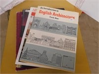 4 BOOKS - ENGLISH ARCHITECTURE;  ARCHITECTURAL