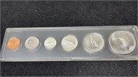 1967 Canadian Centennial Silver Coin Set In Case