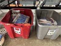 2 BINS LARGE LOT OF FLOOR GROUT