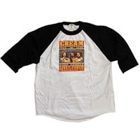 Cream Oct 1968 Retro Ringer Concert T-Shirt