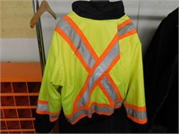 WORK KING SAFETY JACKET WITH HOOD  SIZE L