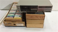 Sony Stereo Cassette Deck w/ Cassettes T8A
