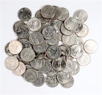 LOT OF 60 STATE QUARTER COINS