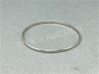 Sterling Bangle bracelet - approx 2 1/2" w