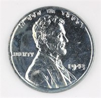 1943 US WWII STEEL LINCOLN WHEAT PENNY