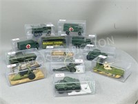 12 Lesney & other military Vehicles