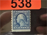 #496 MINT LH 1919 SCARCE P10 COIL ISSUE STAMP