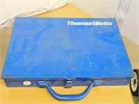 EMPTY METAL THOMAS & BETTS SECTIONAL CASE