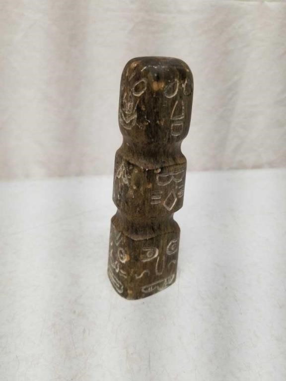 Carved Soapstone Totem