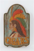 Native American Cigars Painted Wall Plaque