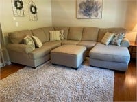 Gray 5pc Sectional Couch LIKE NEW!