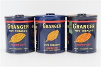 Granger Pipe Tobacco Tins