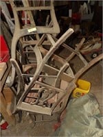 5 OLD BROKEN CHAIRS