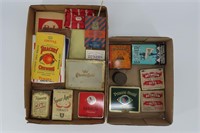 Assorted Tobacco Tins and Accessories