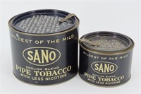 Sano Pipe Tobacco Tins