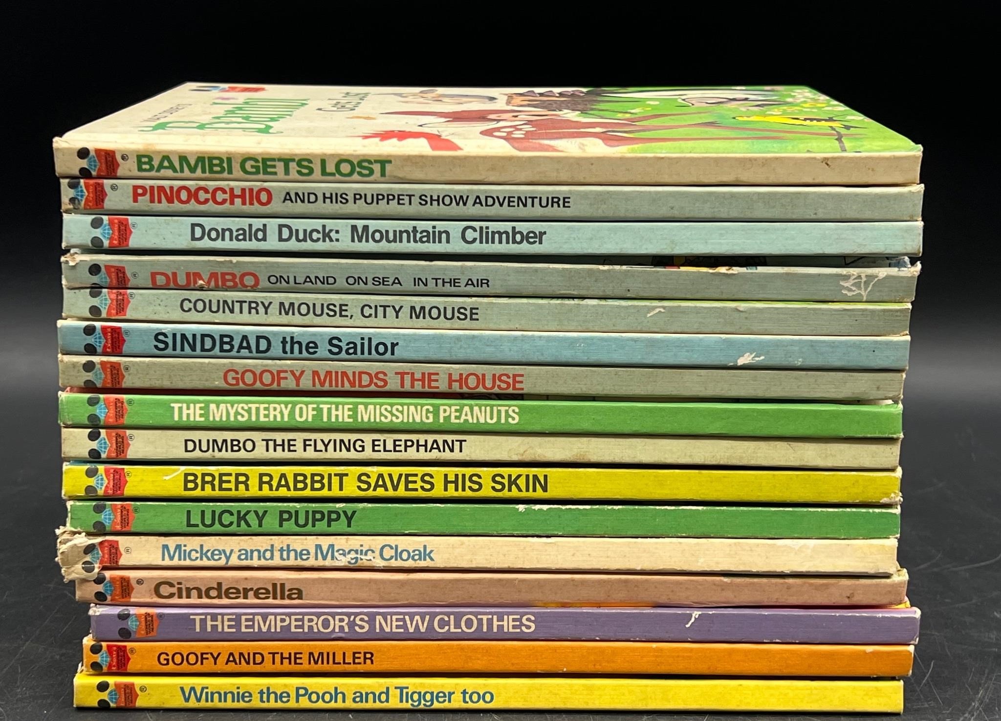 16 VTG DISNEY WONDERFUL WORLD OF READING KID BOOKS