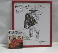 1st Edition Gonzo The Art Book & Framed Poster See