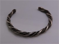 Sterling WovenRope 5.75" Bracelet 17g Solid 3/16"