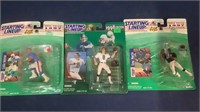 (3) NOS Starting Lineup NFL Players