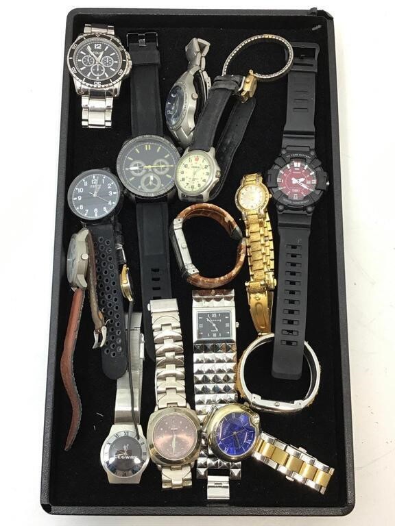 Assorted Watches. Untested As Found.