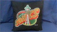 Vintage 1994 Seattle Super Sonics Throw Pillow