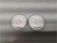 Pair German Coins