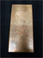 2012 One Pound .999 Fine Copper Brick