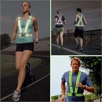 NEW! Chiwo Reflective Vest Running Gear 2Pack,