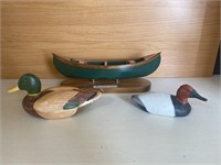 Maine Classic Canoe/ Ceramic Avon Duck Dish