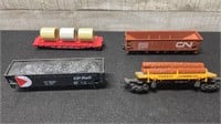 4 Pieces Of HO Scale Rolling Stock, CP & CN Hopper