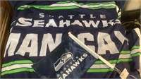 Seattle Seahawks Man Cave Flag & Car Flag