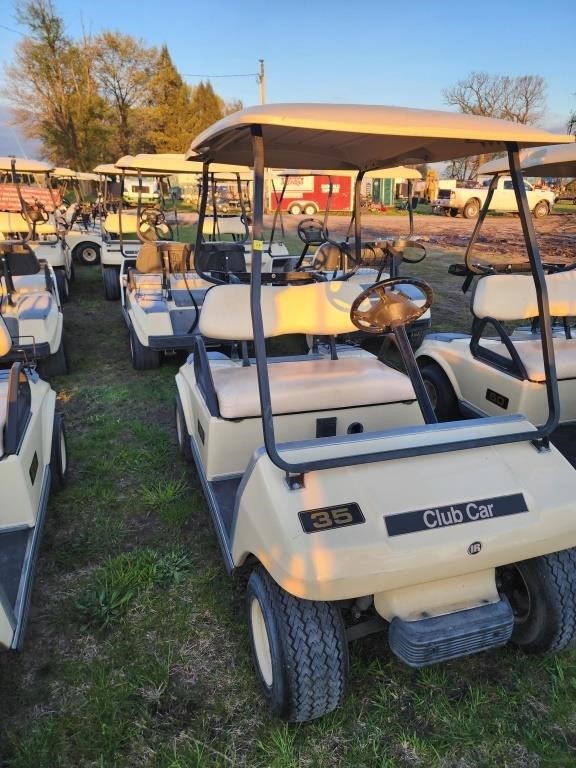 ABSOLUTE GOLF CART LIQUIDATION AUCTION NO RESERVES!!