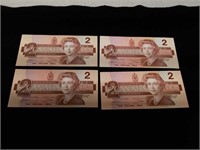 Canadian Two Dollar Bills