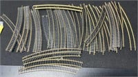 32 Pieces Of HO Scale Brass 18 Inch Radius Track