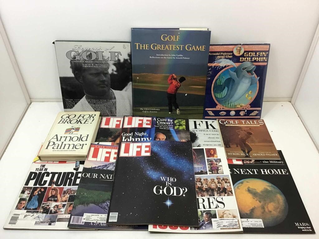 1980’s/90’s Life Magazines & Golf Related Books