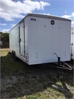 2000 Wells cargo 20 foot enclosed trailer,