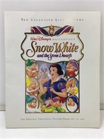 Walt Disney’s Masterpiece Snow White and The