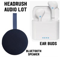 HEAD RUSH AUDIO LOT /  2 item halo Bluetooth