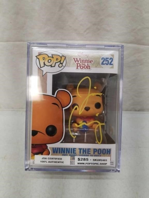 Winnie The Pooh Signed Authenticated Funko Pop