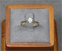 14K Yellow Gold 0.25ct Diamond Engagement Ring