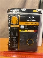 New RealTree men’s cotton thermal crew top L