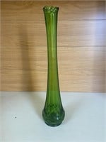 Vintage LE Smith Style Green Swung Vase