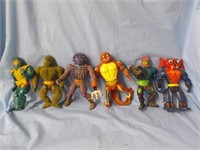 6 Master's of the Universe figures