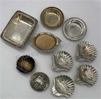 Salt Dishes Silver Plated & Sterling